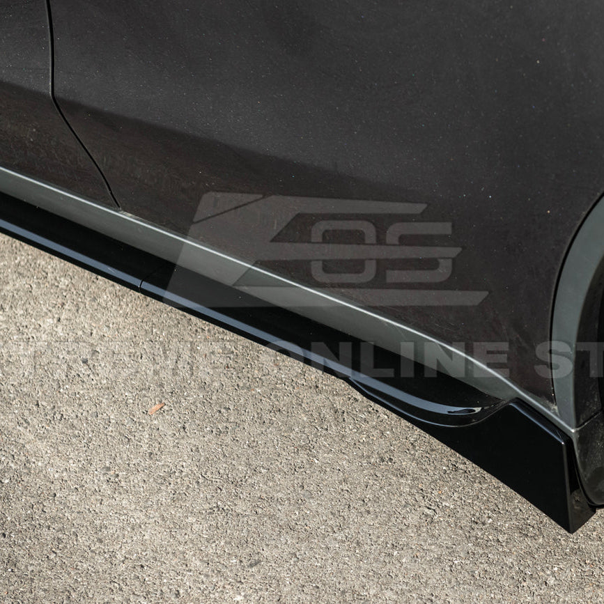2025-Up Tesla Model Y Track Style Front Lip Side Skirts Kit