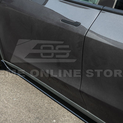 2025-Up Tesla Model Y Track Style Front Lip Side Skirts Kit