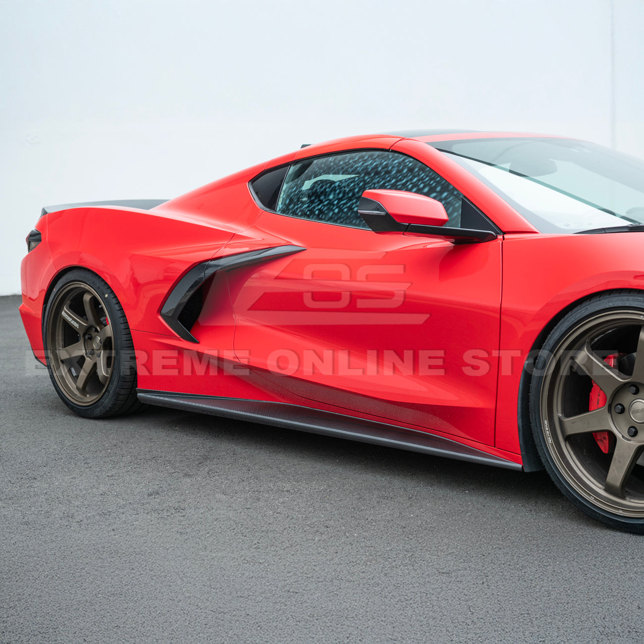 Corvette C8 EOS Performance Side Skirts