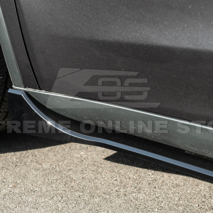 2025-Up Tesla Model YTrack Style Side Skirts Rocker Panel Pair
