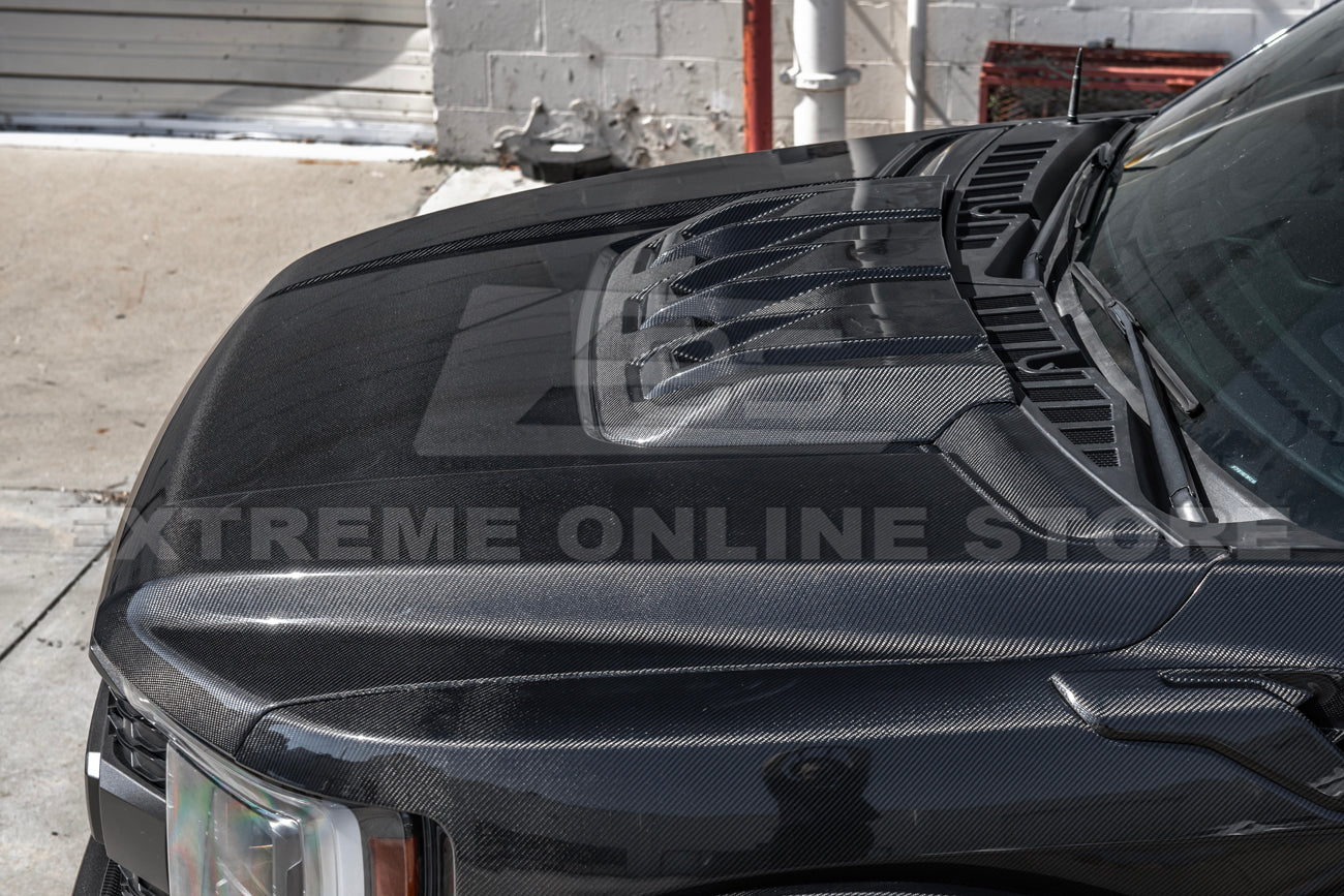 2021-Up F-150 Raptor Carbon Fiber Hood Cover