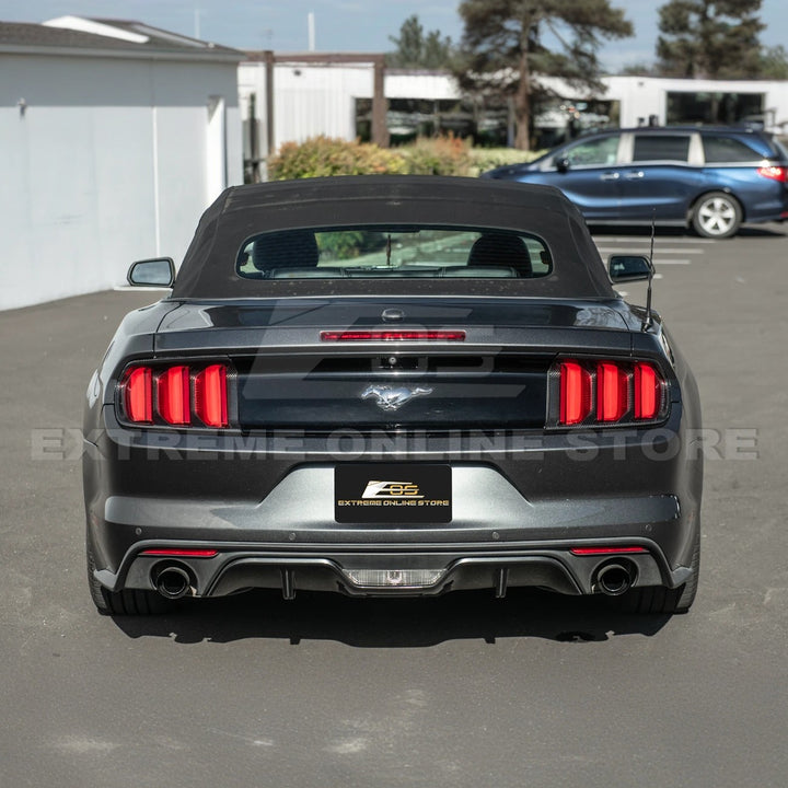 2015-17 Ford Mustang DRY CARBON FIBER Rear Tail Light Trim Bezel Cover Pair
