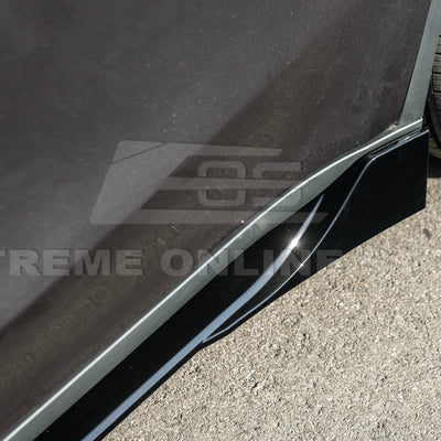 2025-Up Tesla Model Y Track Style Front Lip Side Skirts Kit