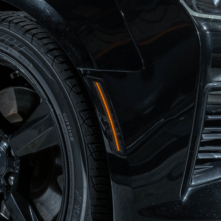 2016-24 Chevrolet Camaro | Front Bumper Amber LED Side Marker Lights