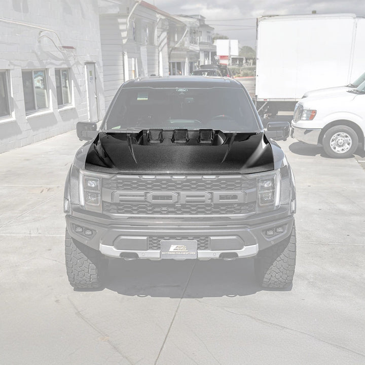 2021-Up F-150 Raptor Carbon Fiber Hood Cover