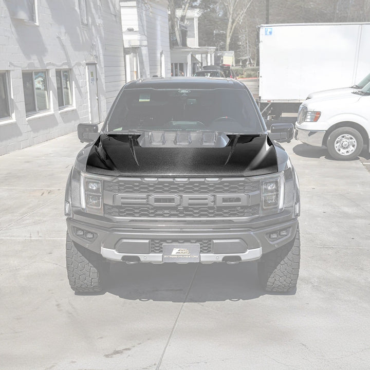 2021-Up F-150 Raptor Carbon Fiber Hood Cover
