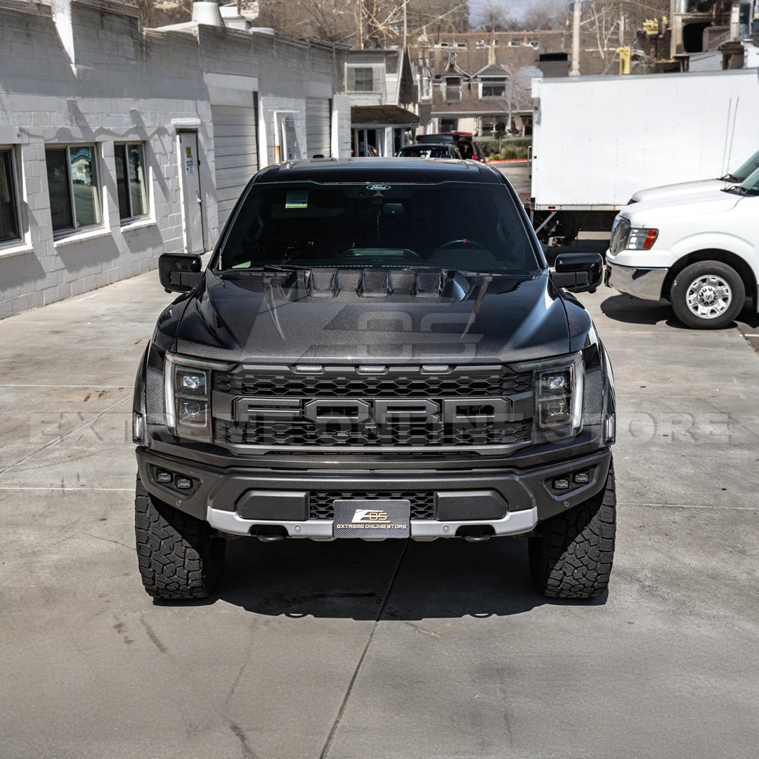 2021-Up F-150 Raptor Carbon Fiber Hood Cover