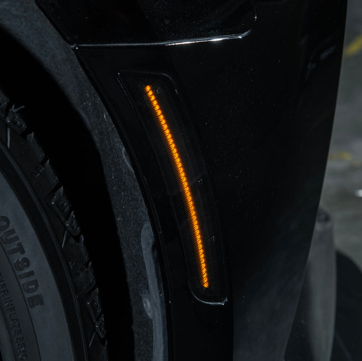 2016-24 Chevrolet Camaro | Front Bumper Amber LED Side Marker Lights