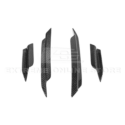 2023-Up Honda Civic Type-R Carbon Fiber Front Side Canards