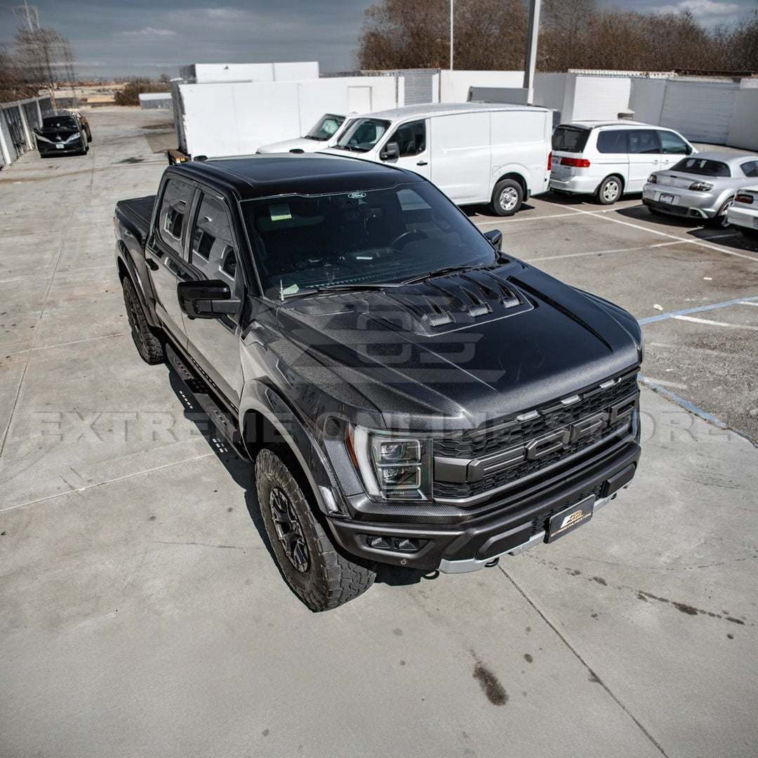 2021-Up F-150 Raptor Carbon Fiber Hood Cover