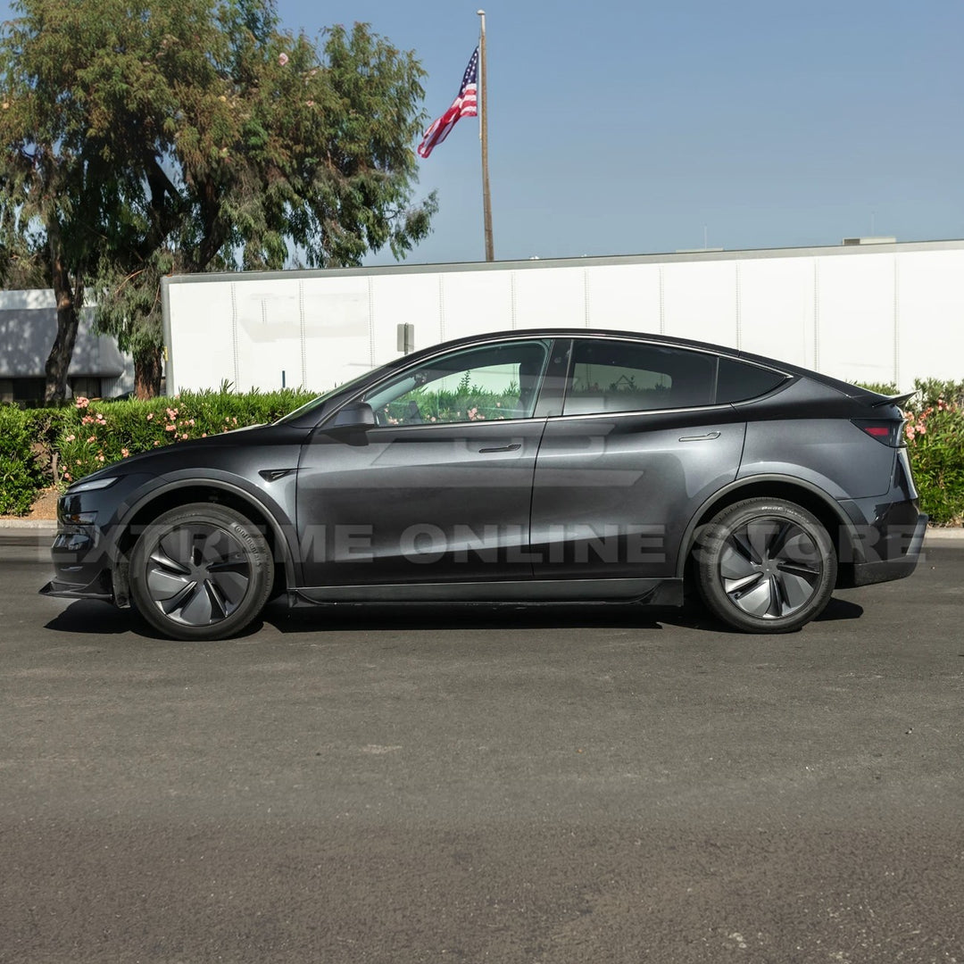 2025-Up Tesla Model YTrack Style Side Skirts Rocker Panel Pair
