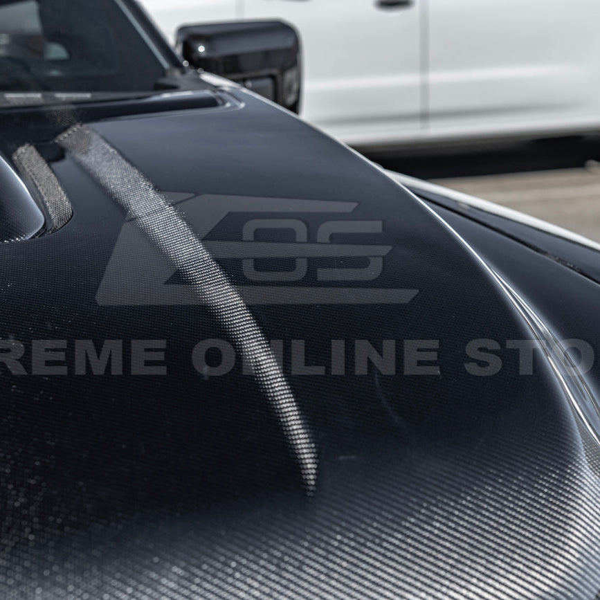 2021-Up F-150 Raptor Carbon Fiber Hood Cover