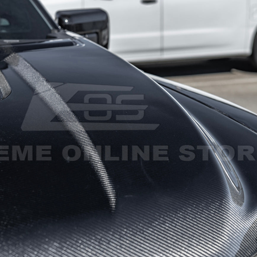 2021-Up F-150 Raptor Carbon Fiber Hood Cover