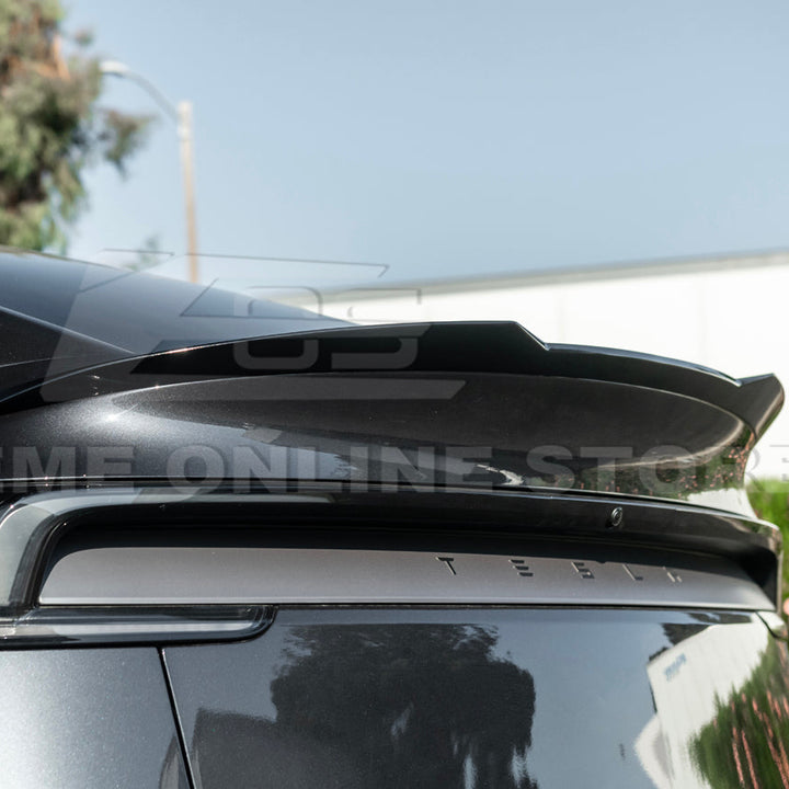 2025-Up Tesla Model Y Track Style Rear Trunk Wing Spoiler