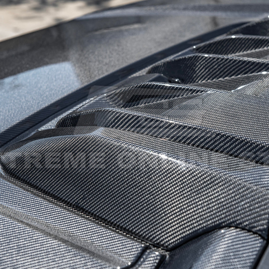 Capot Avant Fibre Carbone Pour Ford F-150 Raptor 2021-2026 - Ventilation, Gloss, Installation Facile