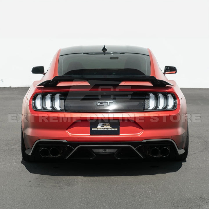 2018-23 Ford Mustang DRY CARBON FIBER Rear Tail Light Trim Bezel Cover Pair
