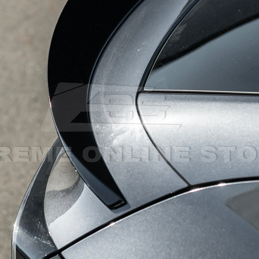 2025-Up Tesla Model Y Track Style Rear Trunk Wing Spoiler