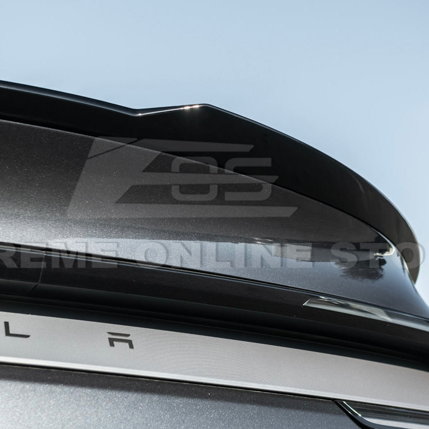 2025-Up Tesla Model Y Track Style Rear Trunk Wing Spoiler