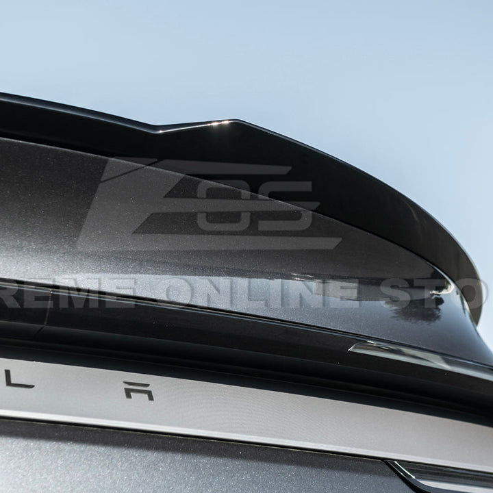 2025-Up Tesla Model Y Track Style Rear Trunk Wing Spoiler