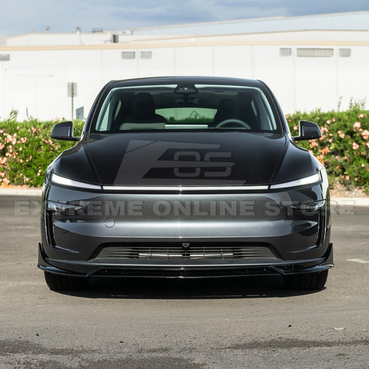 2025-Up Tesla Model Y Track Style Front Lip Side Skirts Kit