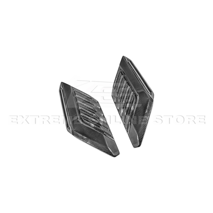 2022-Up Toyota Tundra | TRD Pro Style CARBON FIBER Front Hood Side Vent Cover