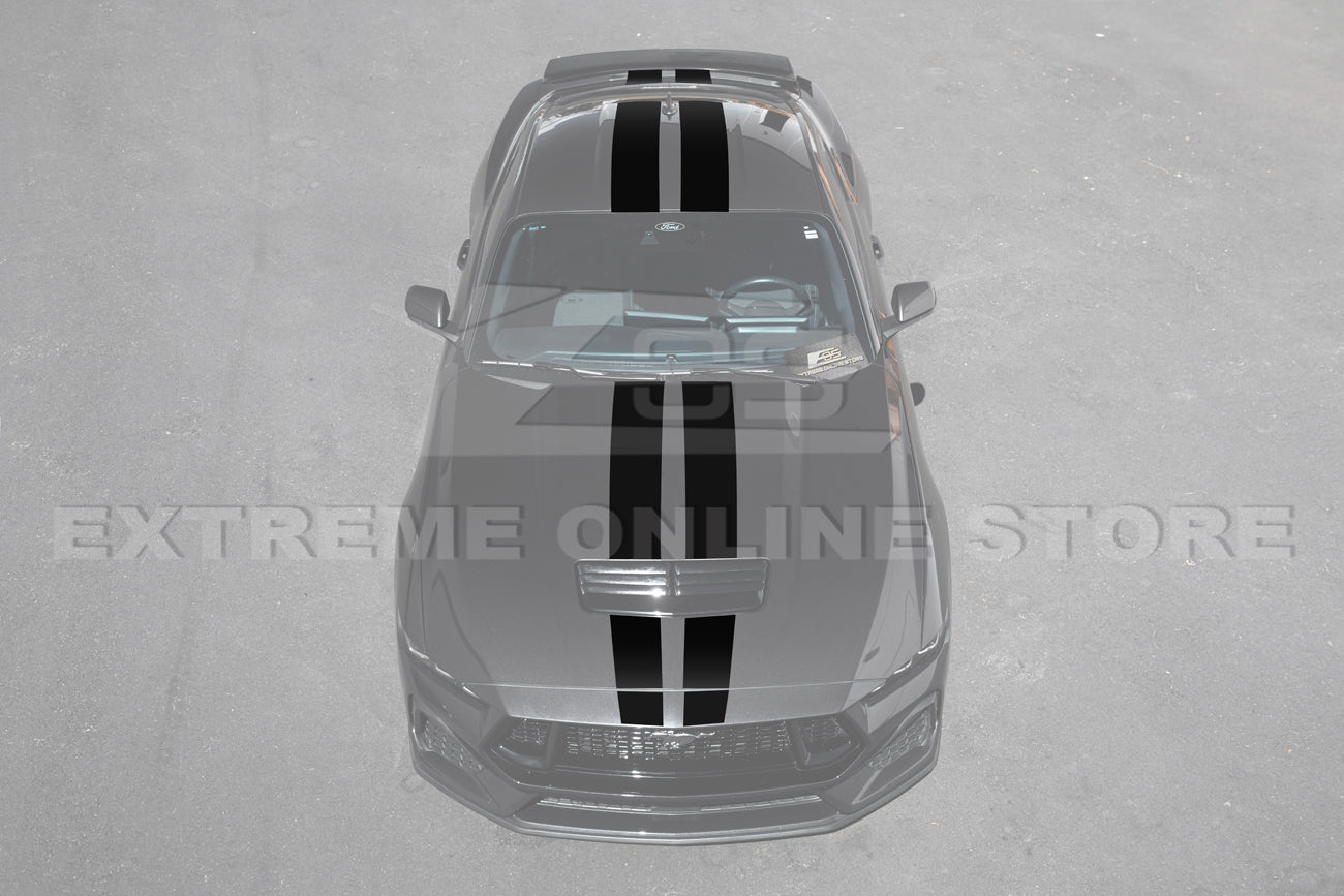 2024-Up Mustang GT Top Racing Car Stripe