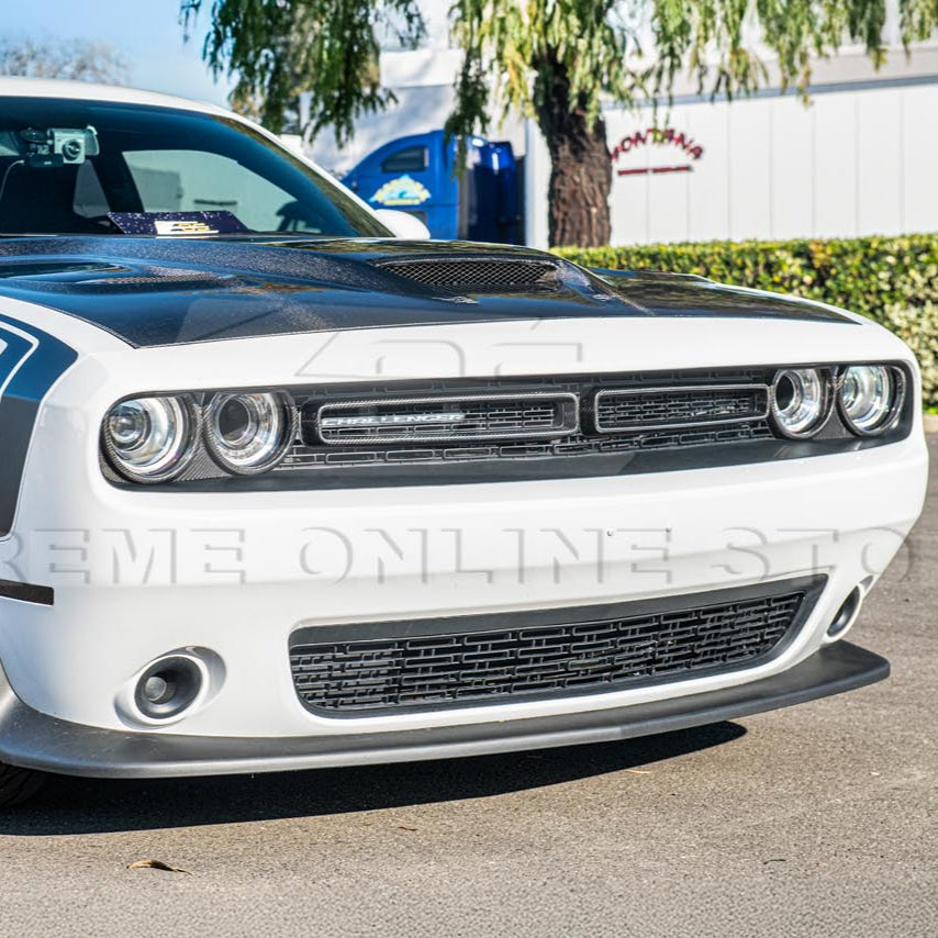 2015-23 Dodge Challenger Headlight Cover w/ Front Grille Insert