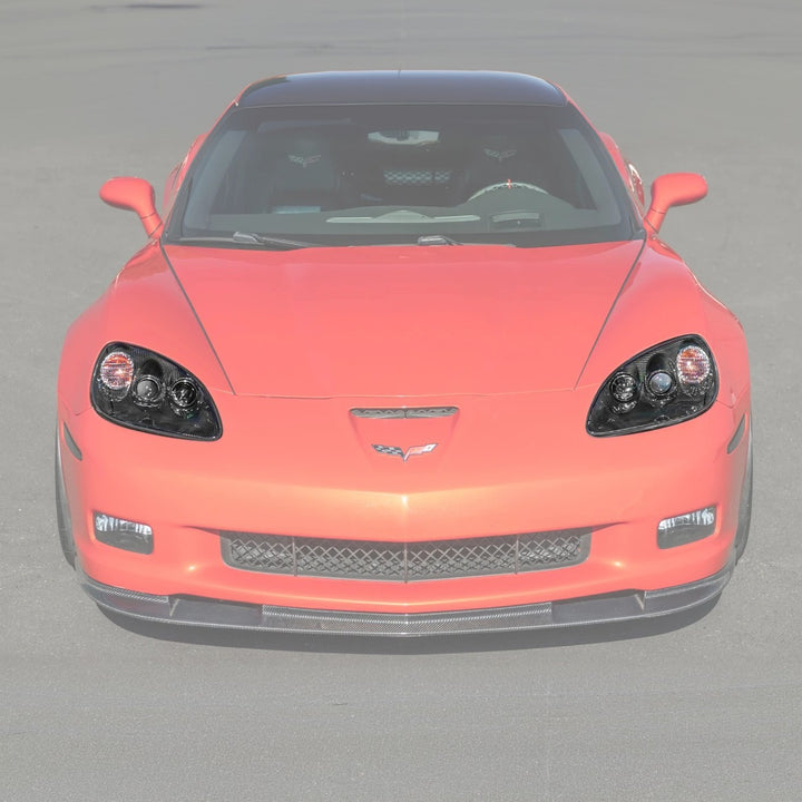 2005-13 Corvette C6 Replacment DRY CARBON FIBER Headlights Housing