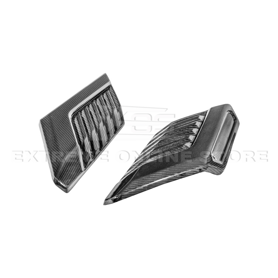 2022-Up Toyota Tundra | TRD Pro Style CARBON FIBER Front Hood Side Vent Cover