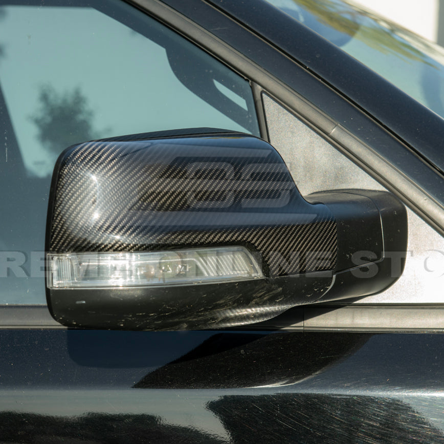 2019-Up Ram 1500 | Factory Style Dry Carbon Fiber Tape On Side Mirror Cap Covers