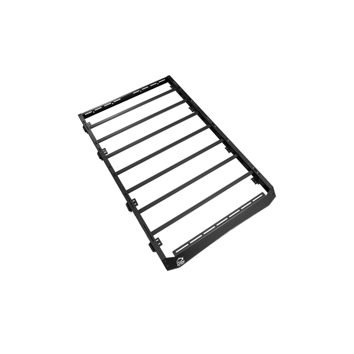 2018-Up Jeep Wrangler | Carbon Steel Black Full-Length Roof Cargo Rack Ladder