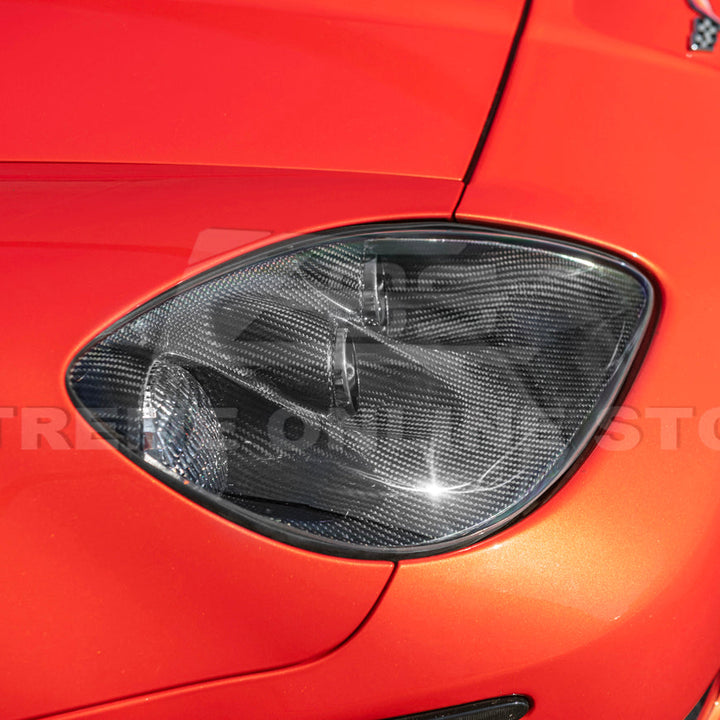 2005-13 Corvette C6 Replacment DRY CARBON FIBER Headlights Housing