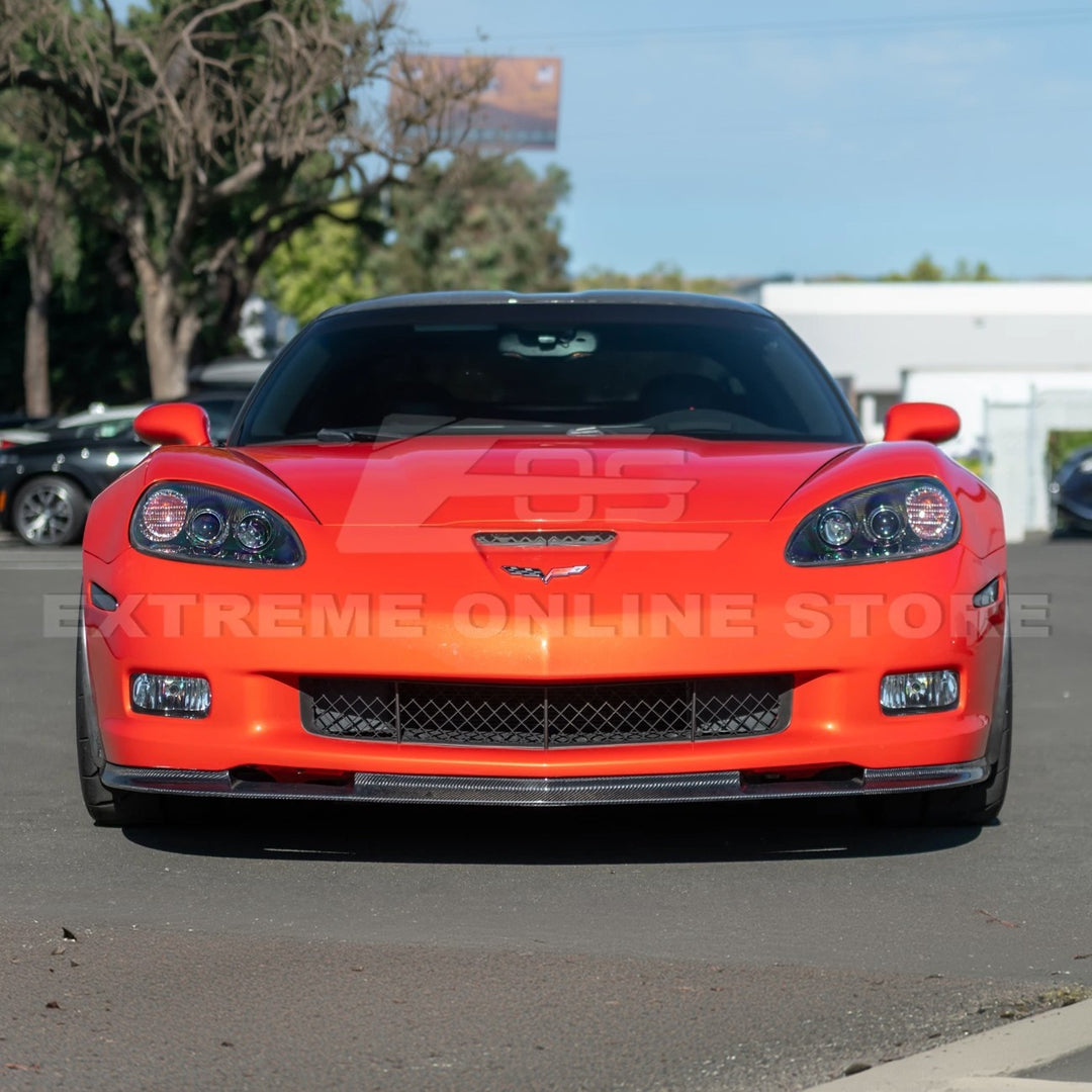 Corvette C6 Grand Sport / Z06 Front Splitter Lip &amp; Side Skirts Rocker Panels