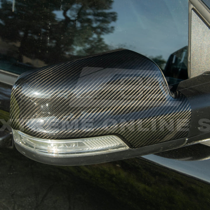 2019-Up Ram 1500 | Factory Style Dry Carbon Fiber Tape On Side Mirror Cap Covers