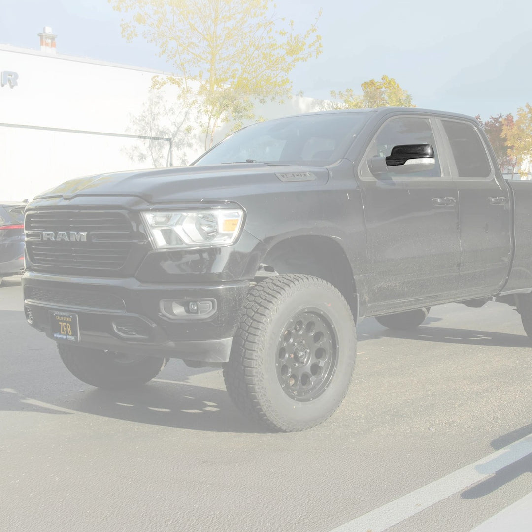 2019-Up Ram 1500 | Factory Style Dry Carbon Fiber Tape On Side Mirror Cap Covers