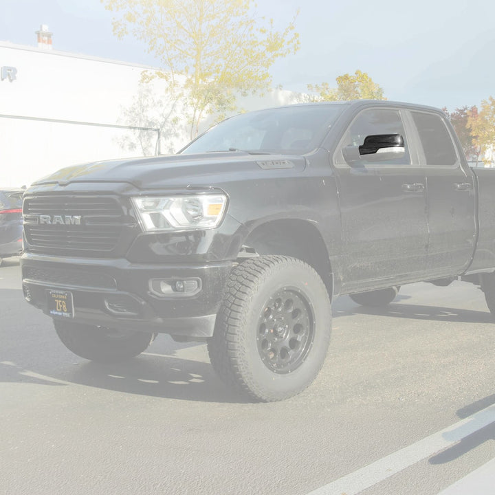 2019-Up Ram 1500 | Factory Style Dry Carbon Fiber Tape On Side Mirror Cap Covers