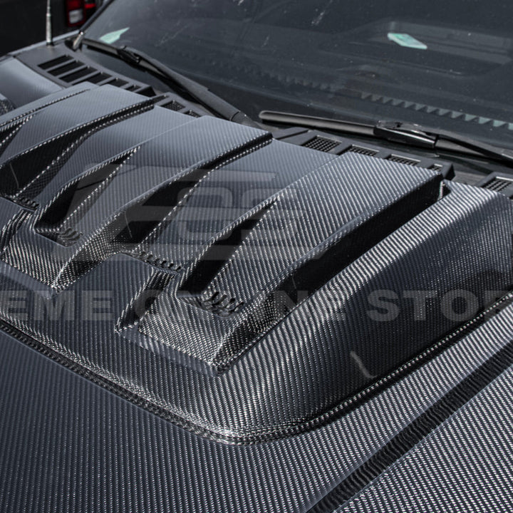 2021-Up F-150 Raptor Carbon Fiber Hood Cover