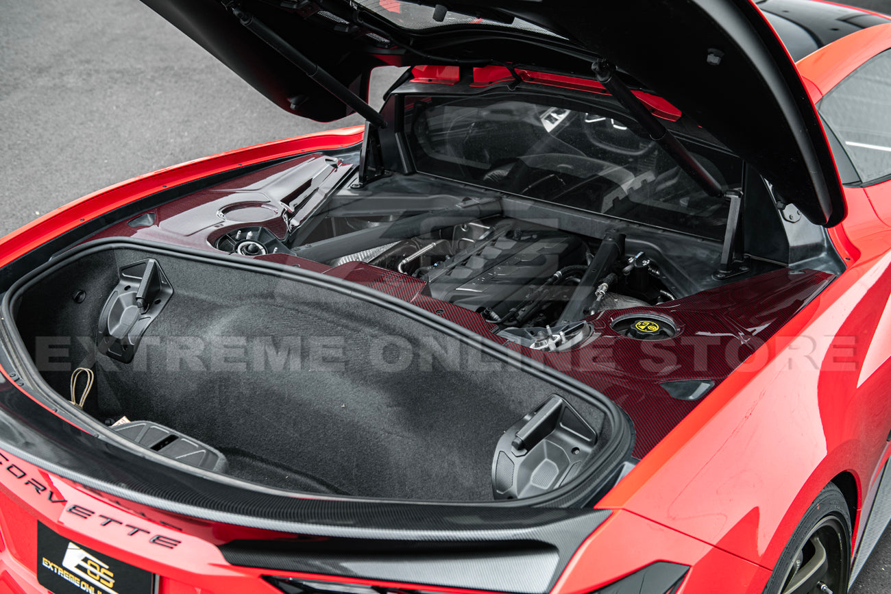 Chevrolet Corvette C8 Carbon Fiber Engine Bay Panel Cover