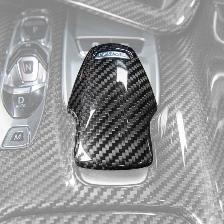 Corvette C8 DRY CARBON FIBER Center Console w/ Switch Trim Cover