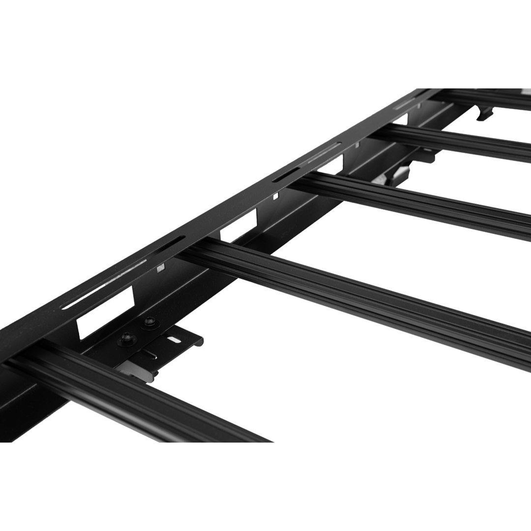 2018-Up Jeep Wrangler | Carbon Steel Black Full-Length Roof Cargo Rack Ladder