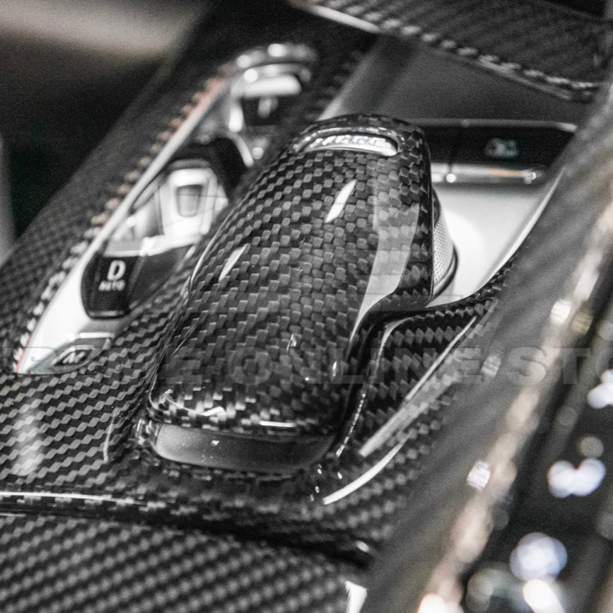 Corvette C8 DRY CARBON FIBER Center Console w/ Switch Trim Cover