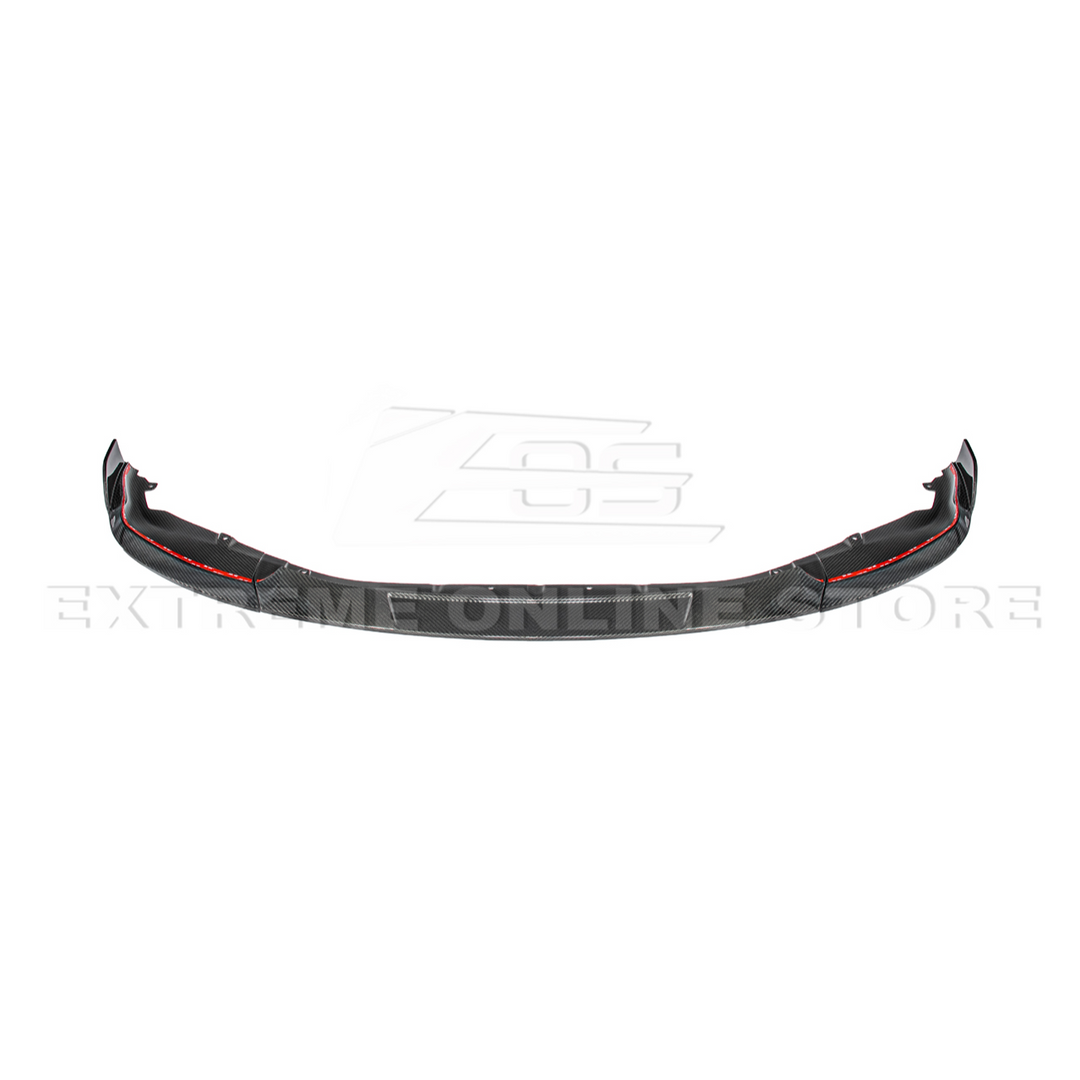 2023-Up BMW G87 M2 | TR Style 3PCS Dry Carbon Fiber Front Bumper Splitter Lip