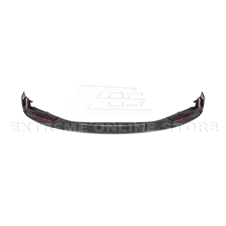 2023-Up BMW G87 M2 | TR Style 3PCS Dry Carbon Fiber Front Bumper Splitter Lip