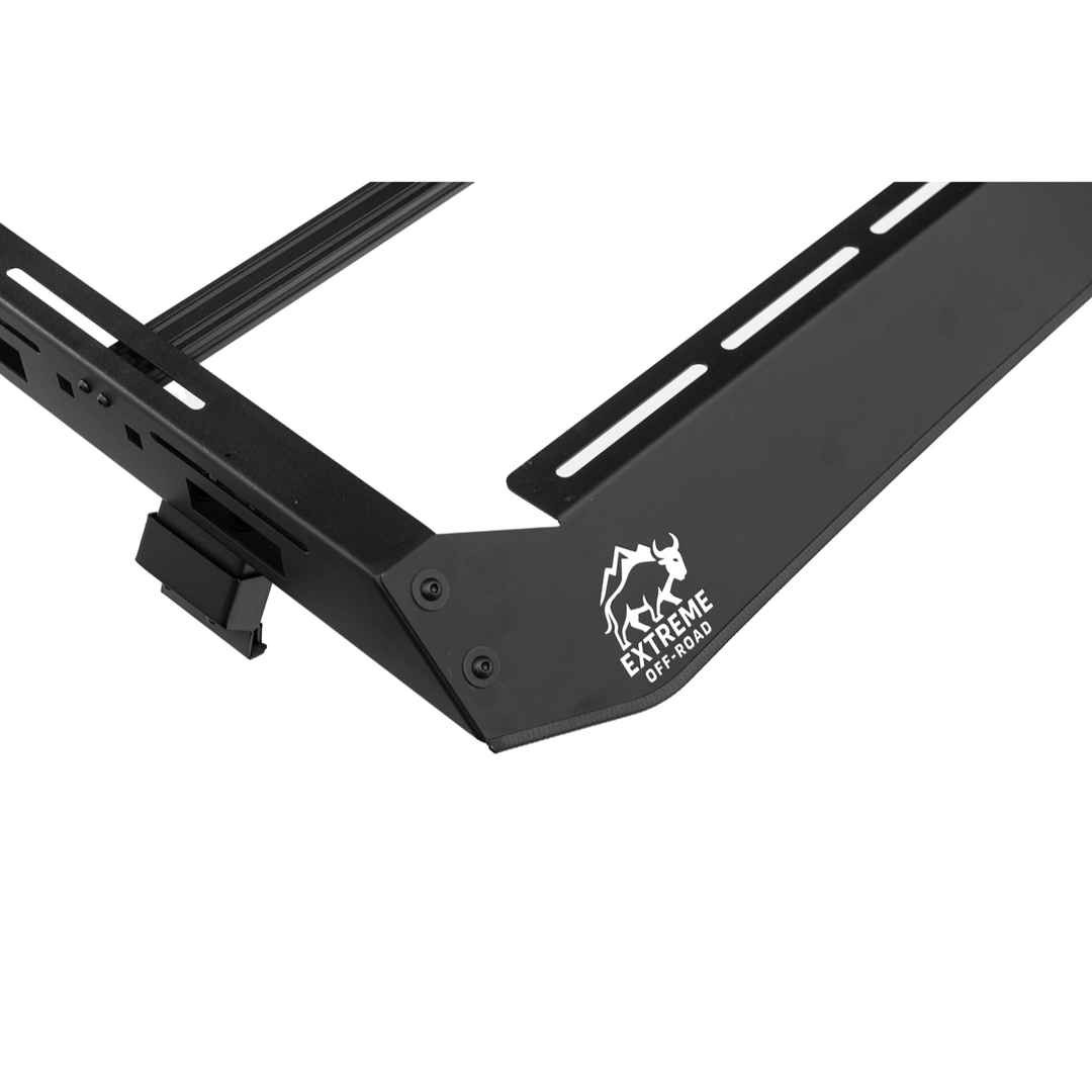 2018-Up Jeep Wrangler JL Carbon Steel Black Roof Rack Side Access Ladder