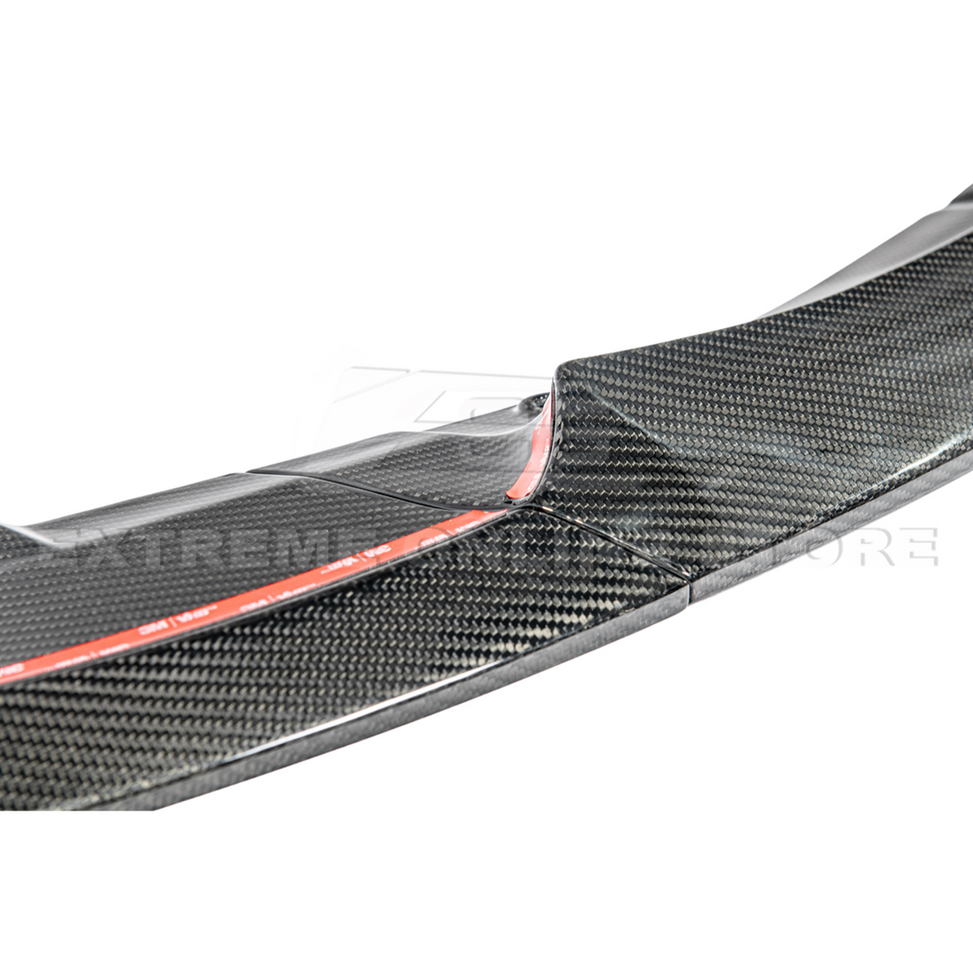 2023-Up BMW G87 M2 | TR Style 3PCS Dry Carbon Fiber Front Bumper Splitter Lip