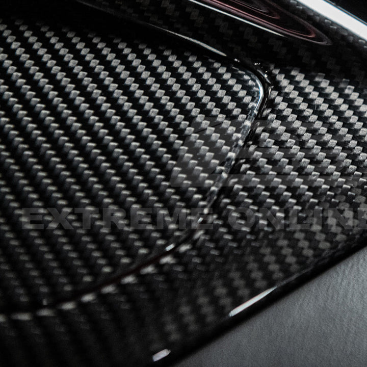 Corvette C8 DRY CARBON FIBER Center Console w/ Switch Trim Cover