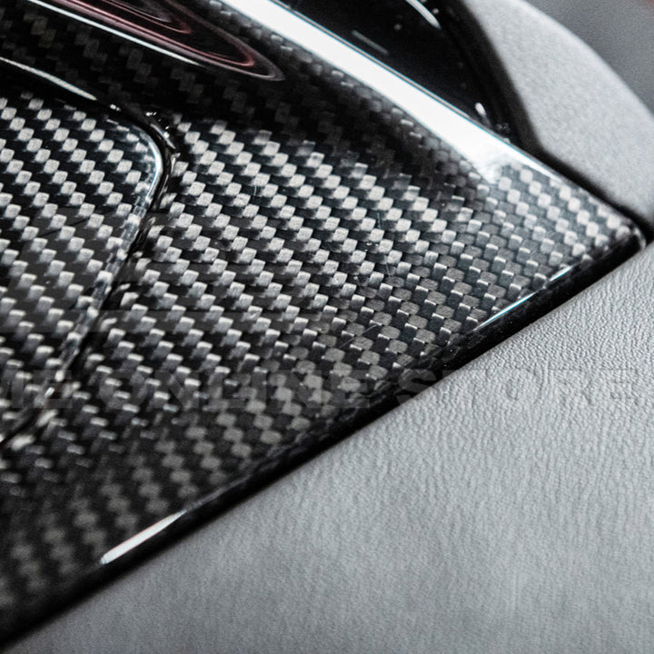 Corvette C8 DRY CARBON FIBER Center Console w/ Switch Trim Cover