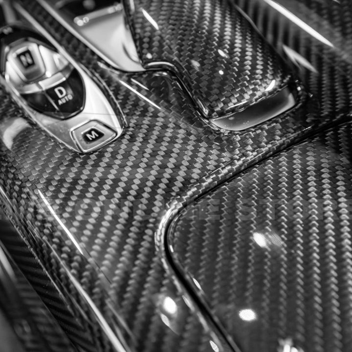 Corvette C8 DRY CARBON FIBER Center Console w/ Switch Trim Cover