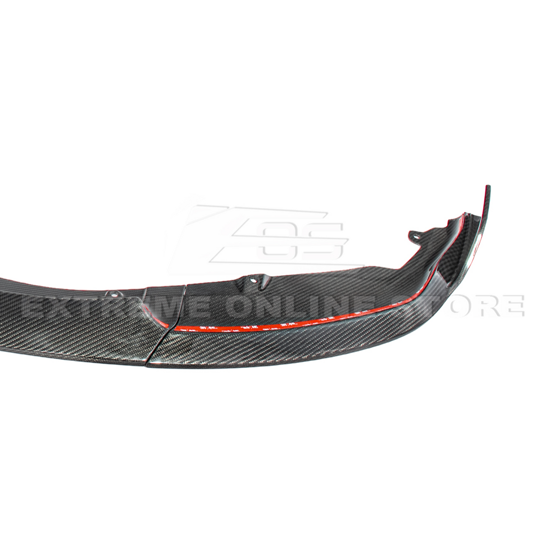 2023-Up BMW G87 M2 | TR Style 3PCS Dry Carbon Fiber Front Bumper Splitter Lip