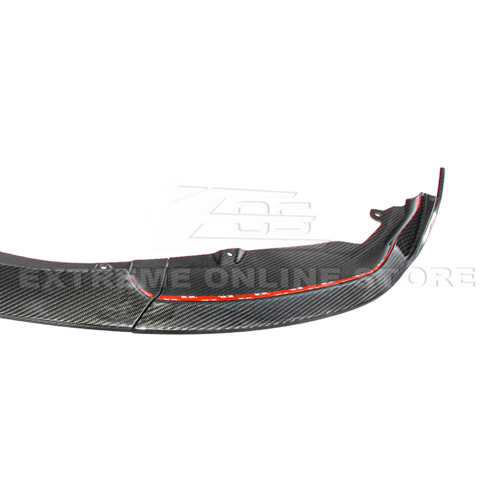 2023-Up BMW G87 M2 | TR Style 3PCS Dry Carbon Fiber Front Bumper Splitter Lip